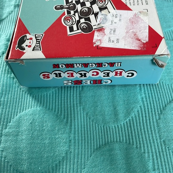 Chess checkers backgammon 3 in 1 set by Lucky Lad - Picture 5 of 12